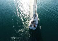 jedrilica bavaria 46 odozgo ptičja perspektiva